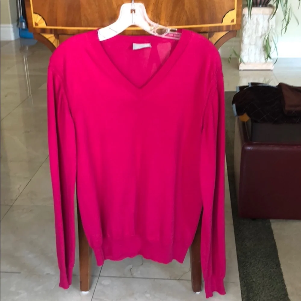 Christian Dior Cotton Vneck Sweater